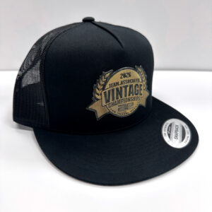 Metallic Gold Patch Hat - Flat Bill